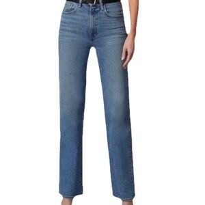 Joe's Denim Jeans Women's 10 30 High Rise Straight Leg Sandblasted Contrasted